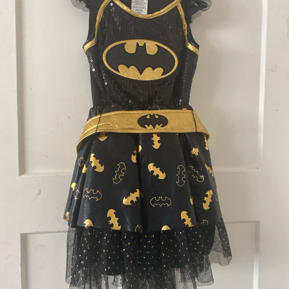 Kids Superhero Costume - Black and Gold
